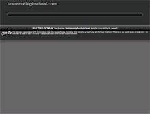 Tablet Screenshot of lawrencehighschool.com